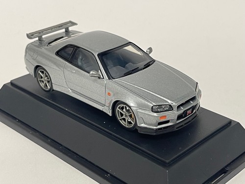 1/43 Ebbro Nissan Skyline GT-R R34 V.SPEC in Dark Silver #58 CS1072 - Picture 4 of 7