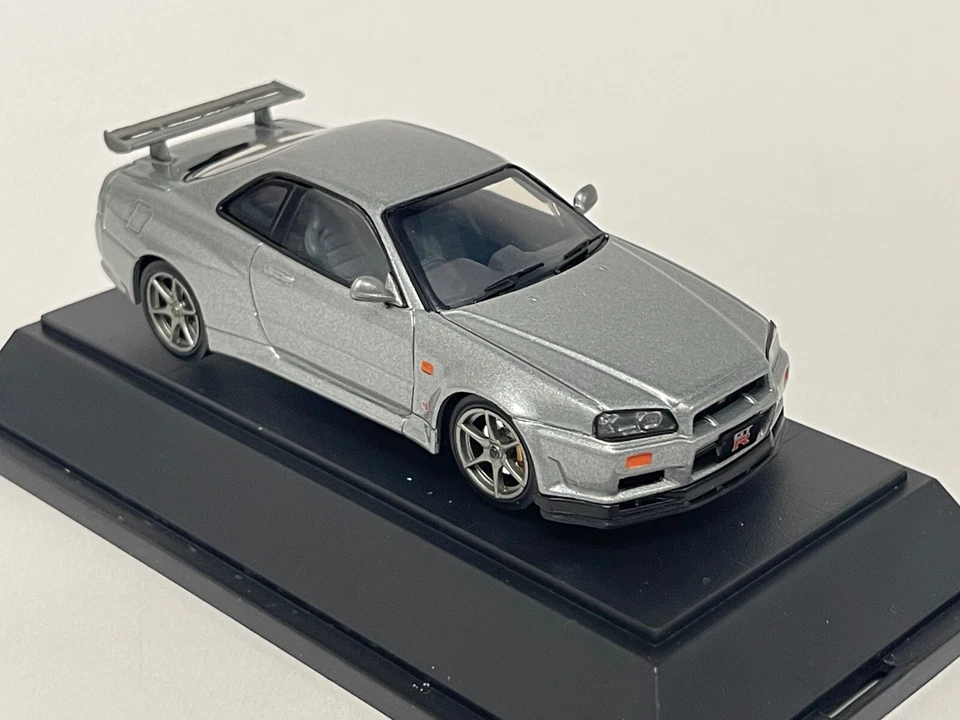 1/43 Ebbro Nissan Skyline GT-R R34 V.SPEC in Dark Silver   #58   CS1072 - Image 4 of 4