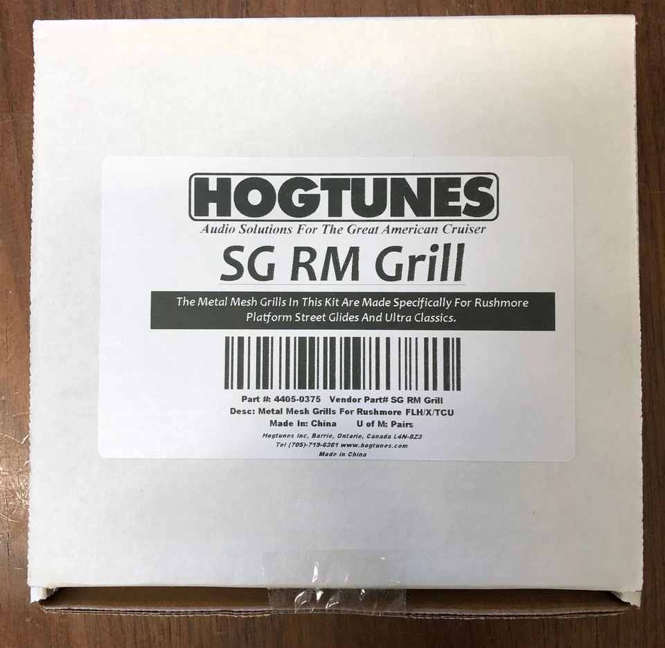 Parrillas de altavoz de malla delantera Hogtunes SG RM GRILL para Harley Batwing Touring 14-23 Foto 2 de 2