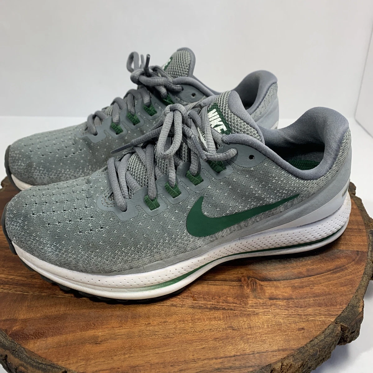 asistencia Registrarse Noble NIKE AIR ZOOM VOMERO 13 WOMENS RUNNING SHOES GREY GREEN AQ3182-030 SIZE 7 |  eBay