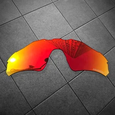 TheoCraft SeaWater Resist Replacement Lens for-Oakley Radar EV Path-Orange Red