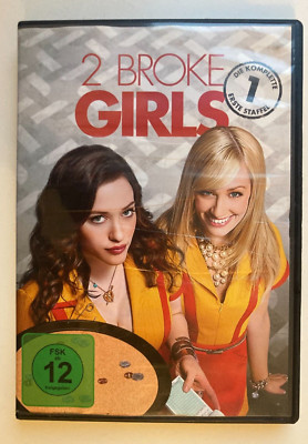 2 Broke Girls - 1. Staffel, 3 DVDs, Beth Behrs, Kat Dennings - sehr guter Zustan