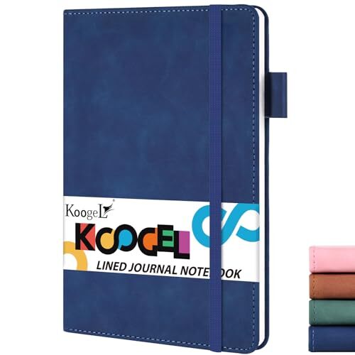 A5 Hardcover Blue Dark Journal Notebook with Thick Pages