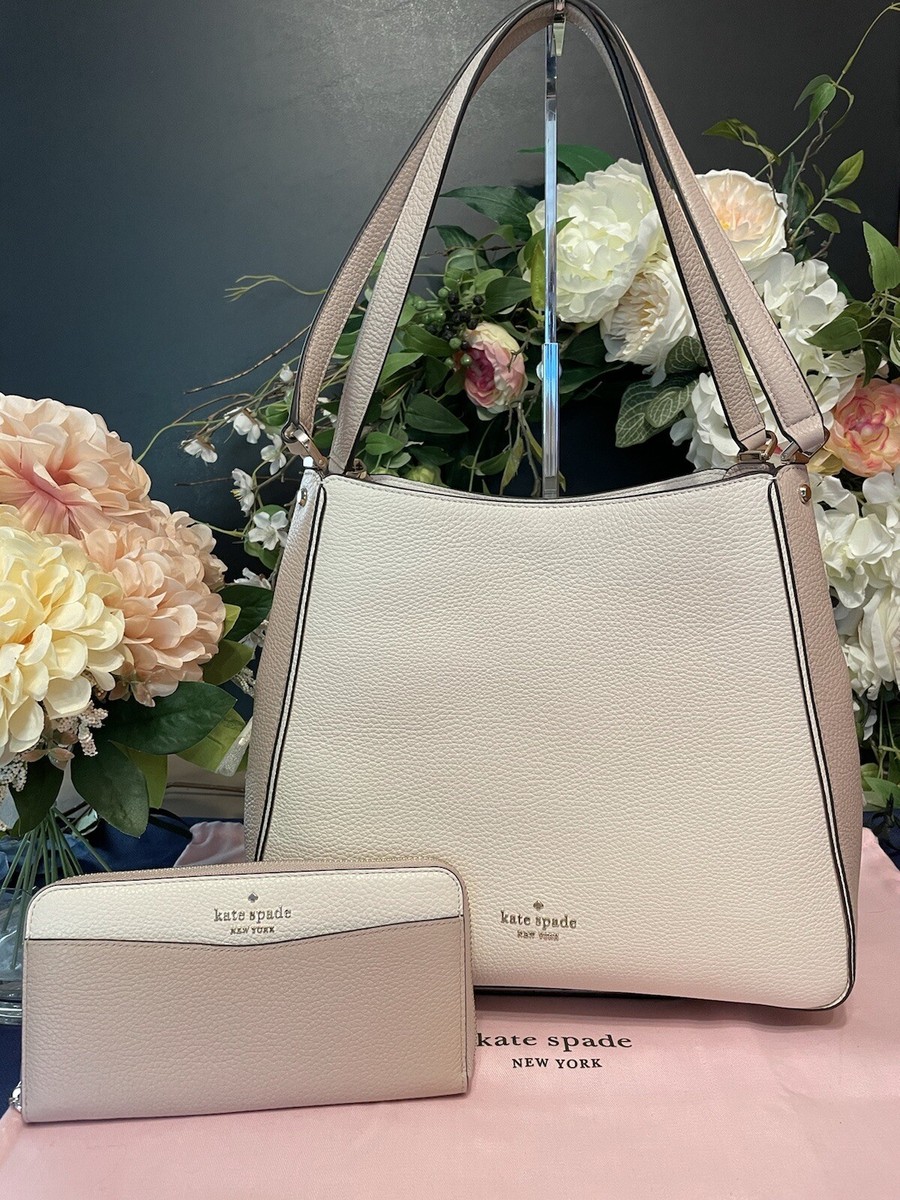 KATE SPADE Leather Triple Compartment LEILA Hobo/Shoulder Bag w