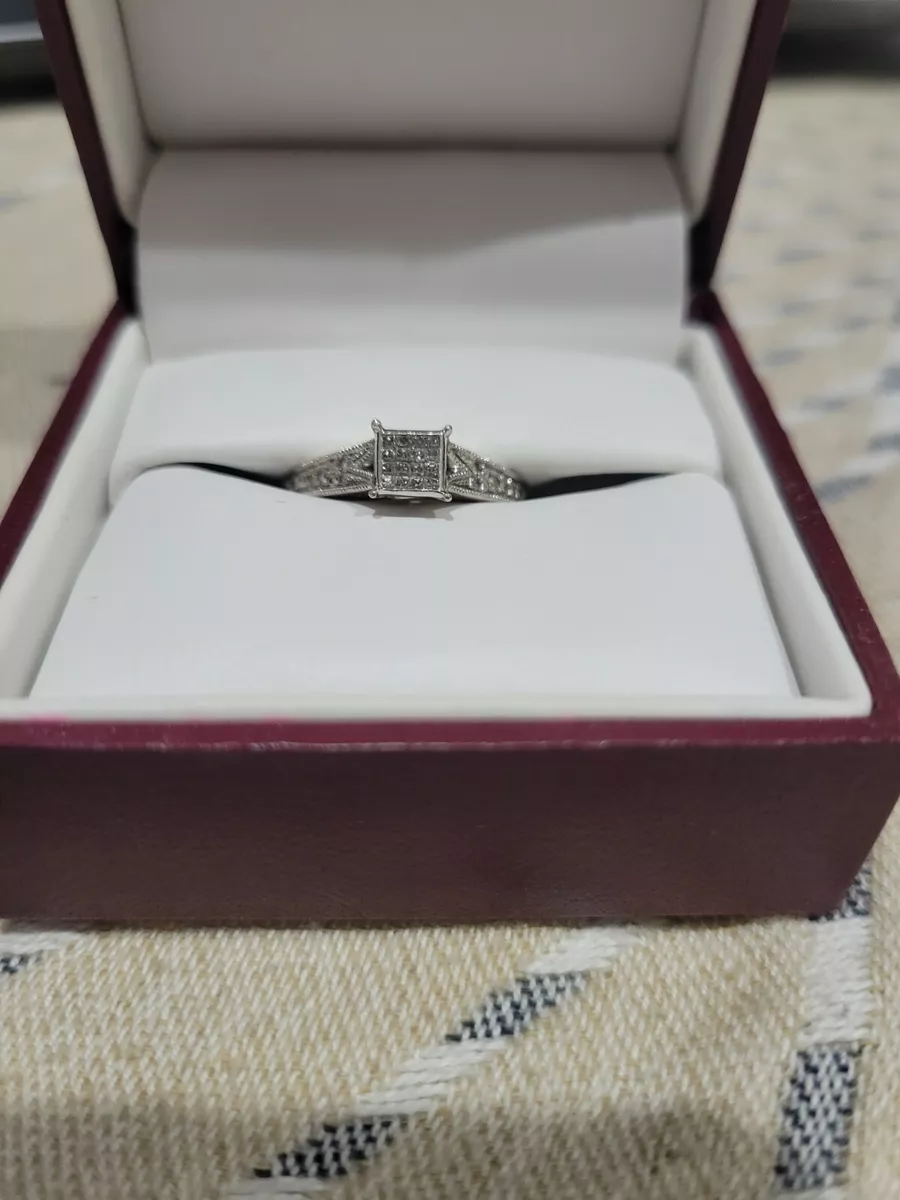 Three Stone Diamond Engagement Ring