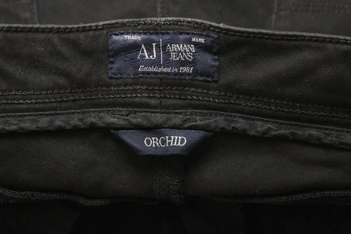 Pantalón vaquero Armani Orchid para mujer W29 Slim Fit cremallera Fly negro - Imagen 6 de 13