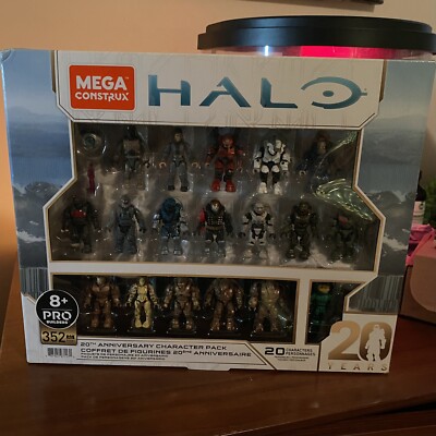 Mega Construx Pro Builders Halo 20th Anniversary Character Pack - 20 Characters