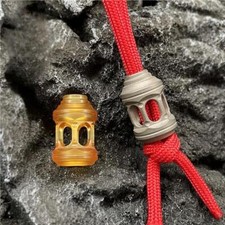 Titanium PEI Knife Lanyard Bead Paracord Pendant Bracelet Bead EDC Charm DIY