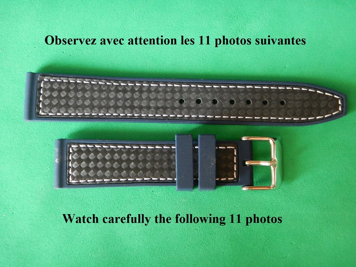 Bracelet de montre Cockpit Noir 5442001 - Bracelet Rochet