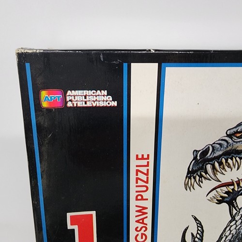 Vintage Fantasy Dungeons and Dragons Style Jigsaw Puzzle Black Hydra 1993 New - Picture 8 of 11