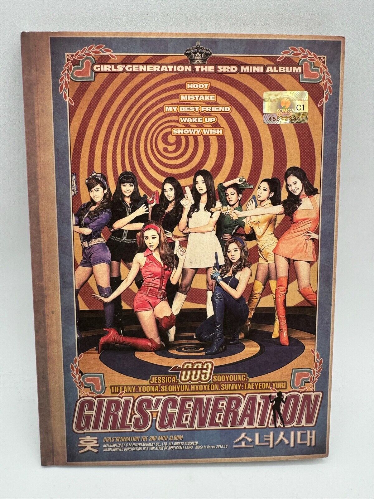 Girls' Generation 3rd Mini Album Vol. 3 Hoot CD Great SNSD No Photocard OOP EUC