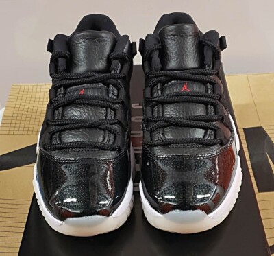 AIR JORDAN 11 RETRO LOW 72-10 AV2187-001 SIZE 5 BLACK GUM | eBay