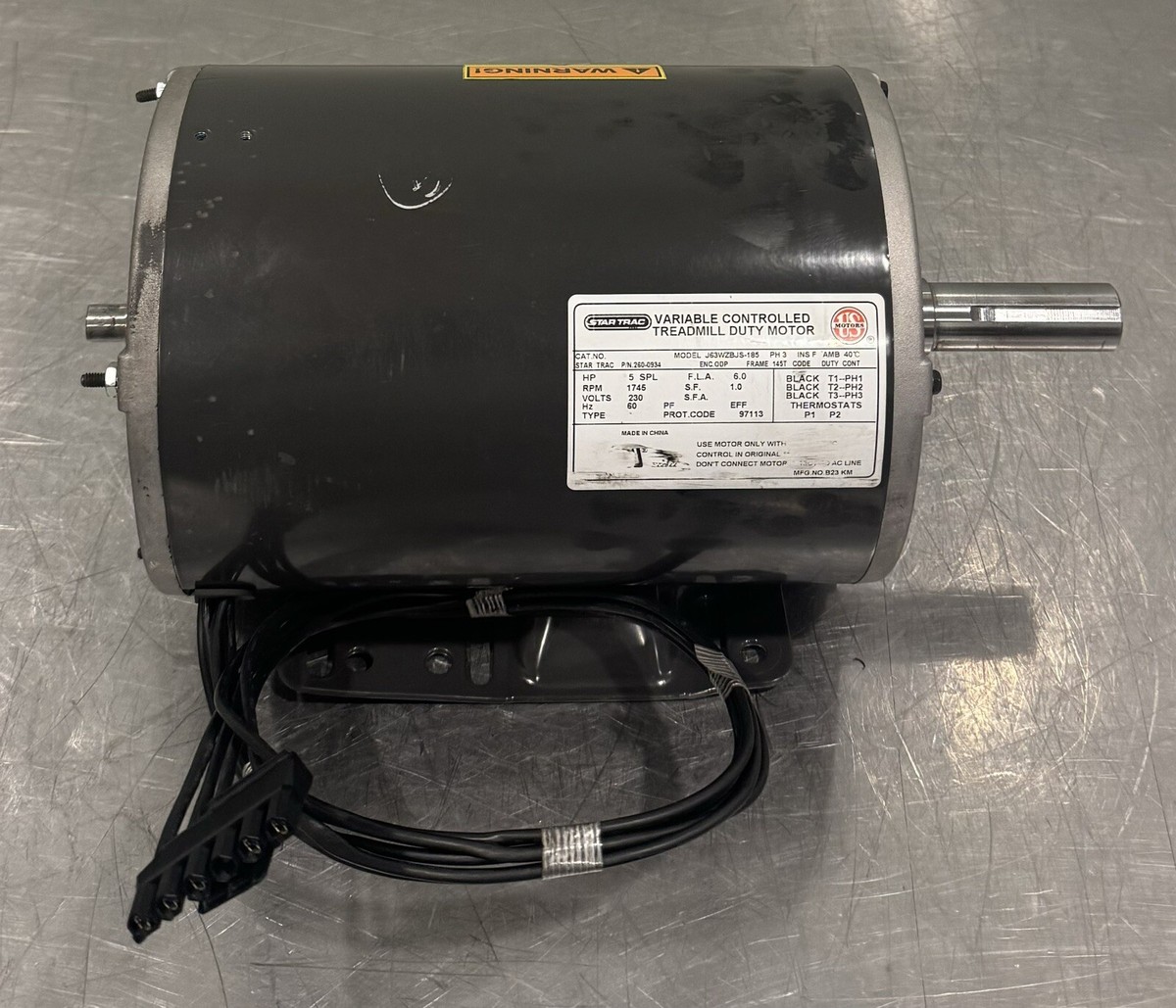 Star Trac 270-0934 Treadmill Drive Motor J63WZBJS-185 NEW