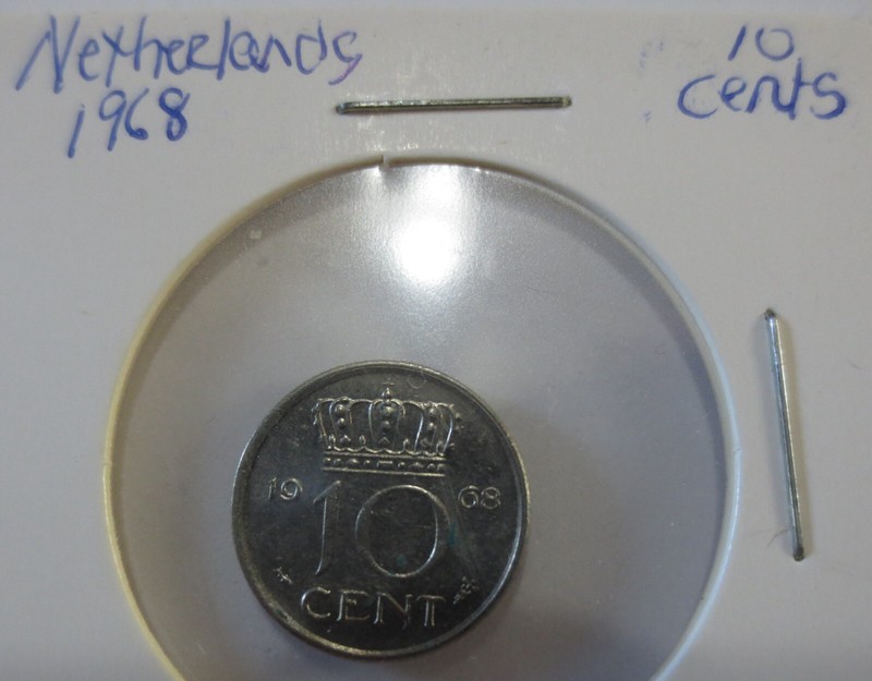 Netherlands 1968   10 Cent Coin