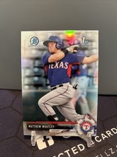 2017 Bowman Chrome Draft Matthew Whatley 1st Bowman Refractor