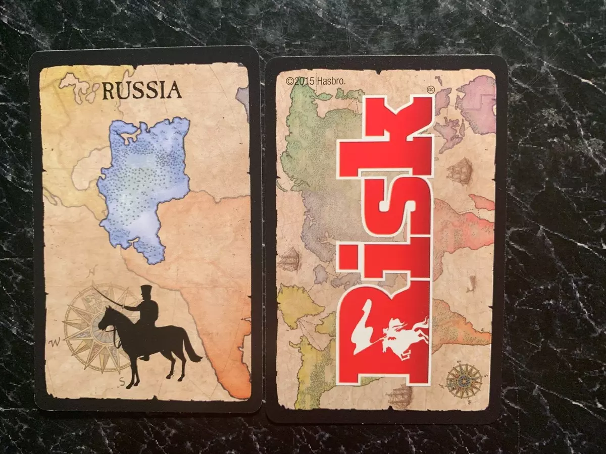 Risk Board Game Cards