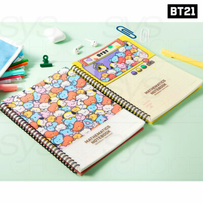 BTS BT21 Official Authentic Goods Mathematics Notebook 190 x 260mm