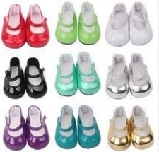 Footwear, Mary Jane Shoes Patent Leather, 9 Colors! Designed for 18-Inch Dolls