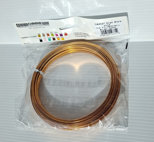 Alambres planos dorados individuales OASIS™ 3/16" PAQUETE DE 6 - Imagen 3 de 3