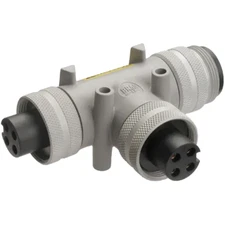 130068-0079, MOLEX, D-Size (1 3/8INM35) 4-Pole Trunk Tee, 4-Pole