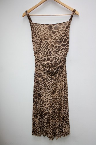 Georges Rech Giraffe/Animal Print Y2K Dress, BNWT, RRP £350, UK 12/14 - Picture 15 of 16