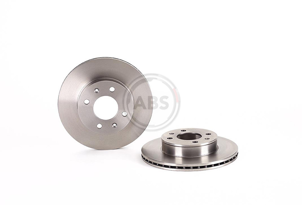 Front Set 2x Brake Discs BREMBO 09.9503.10 for Hyundai/Kia i10/Picanto/Morning (