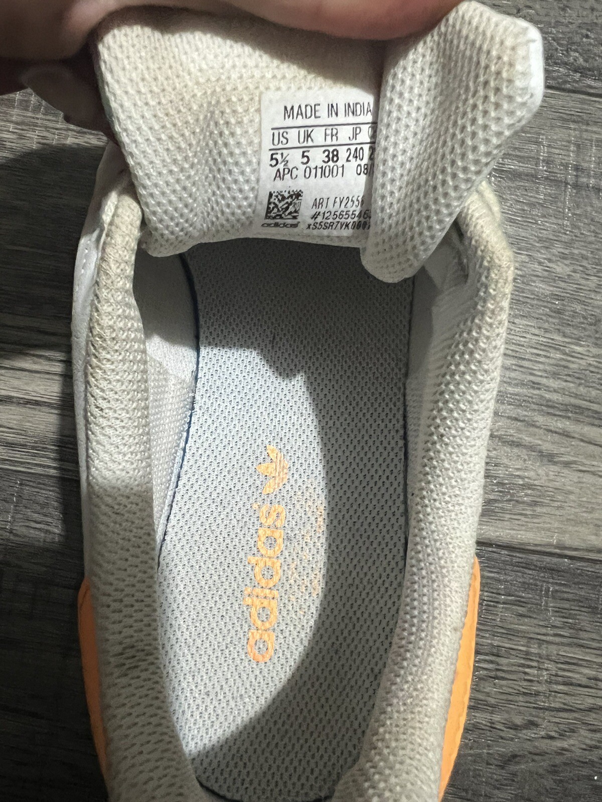 stan smith orange fluo