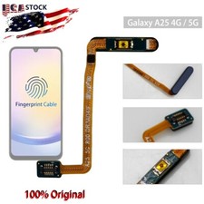OEM For Samsung Galaxy A25 4G 5G A256 Fingerprint Sensor Power Button Flex Cable