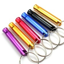 50-200pcs Aluminum Emergency Survival Whistle for Camping Hiking Outdoor Tool