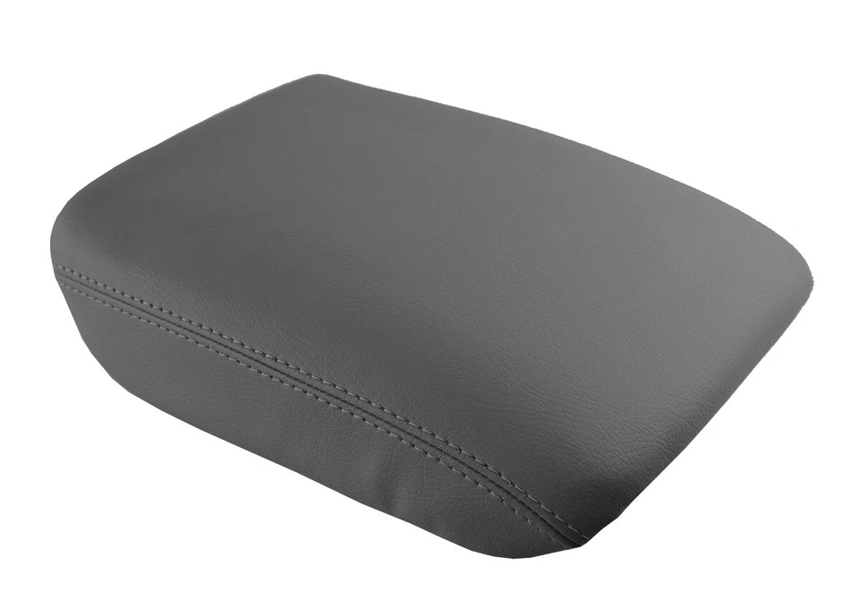 Console Lid Pull Over Cover Leather for Honda Pilot 2003-2008 Gray — 第 3/4 张图片