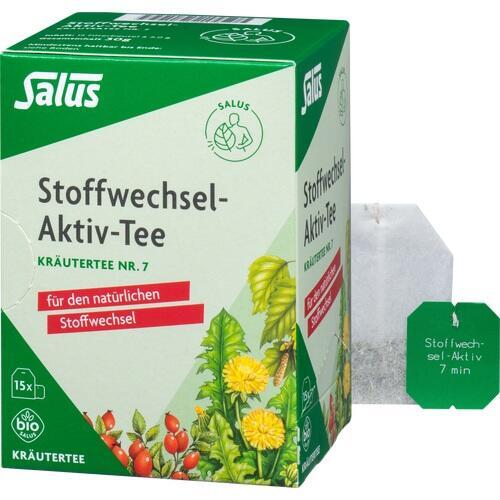 STOFFWECHSEL-AKTIV Tee Kräutertee Nr.7 Bio Salus, 15 St PZN 05726173