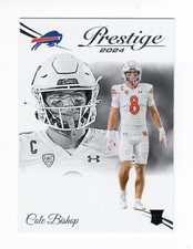 2024 PANINI PRESTIGE COLE BISHOP RC #384 BILLS