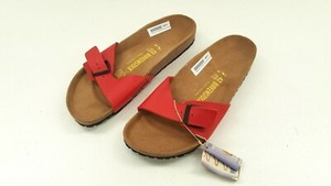 red birkenstock mens