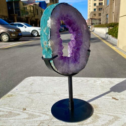 5.29LB Hand cut specimens of natural amethyst cave crystalline quartz crystals - Picture 10 of 15