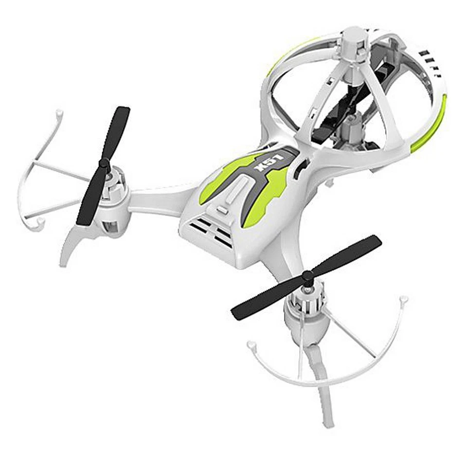 Alien Spaceship SYMA X51 RC Drone Flip LED UFO Dual Speed 4CH Helicopter, White - Image 2 of 4