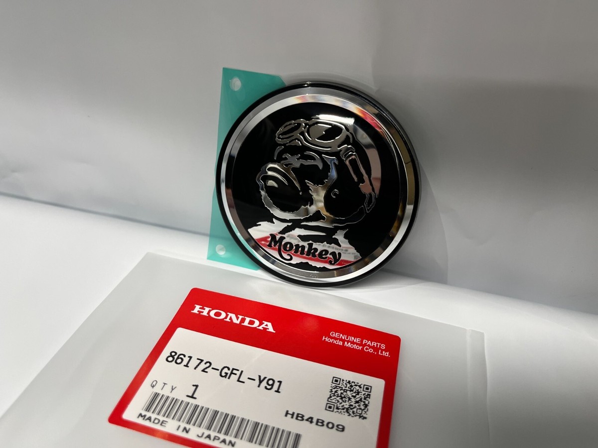 Honda Monkey Z50JG Genuine Gas Fuel Tank Emblem Left Side Japan | eBay