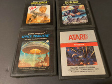 ATARI CX2673 2632 CX2605 CX2610 Video Game Cartridge UOS LAST ONES set of 4