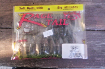 Strike King Rage Tail 4'' Structure Bug RGBUG-46  Green pumpkin  7 Count