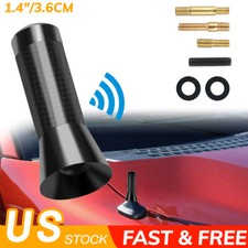 Black Carbon Fiber Sports Short Antenna For Trd Toyota 1.4 General Purpose Us Black Carbon Fiber Sports Short Antenna For Trd Toyota 1.4 General Purpose Us