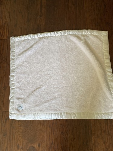 LITTLE GIRAFFE BABY SECURITY BLANKET LOVEY LUXE pinkish w/ Off white trim 26X32 - Picture 3 of 4