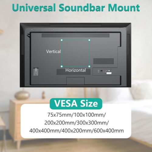 NEW WALI Sound Bar Bracket Speaker Universal Wall Mount NIB - Picture 6 of 11
