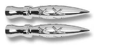 Accutronix Solid Mount Footpegs * Bullet-X * USA * Most Harley Forward Controls
