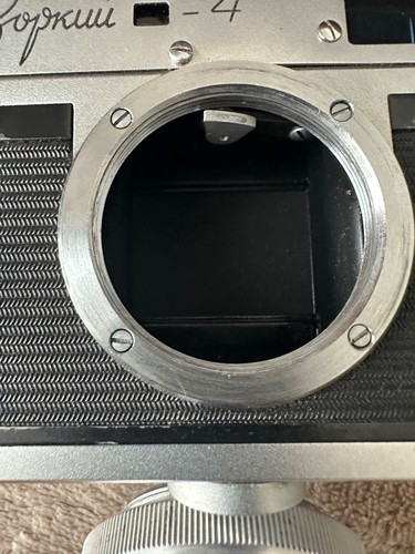 Zorki 4 rare rangefinder film Camera lens Industar-50+cap,exccelent condition - Picture 6 of 8