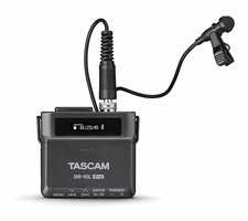 TASCAM DR-10L Pro 32-bit Float Recording Lapel Microphone Field Recorder