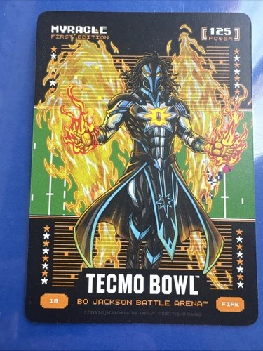 Bo Jackson Battle Arena Tecmo Bowl Myracle Fire #18 - Jahmyr Gibbs