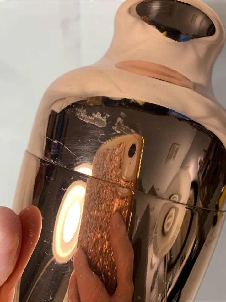 Coctelera 25 oz tono cobre acero inoxidable agitador Foto 3 de 4