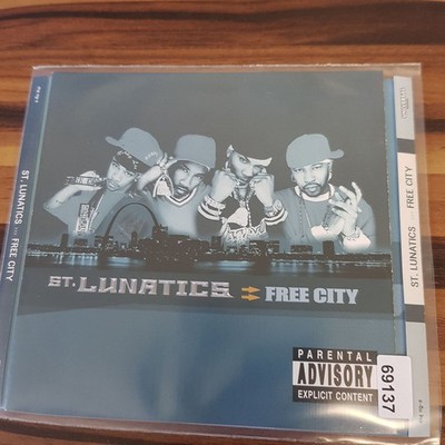 ST. LUNATICS free city EX/EX (CD Album, Hip Hop, Universal)
