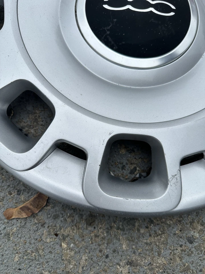 12-19 Fiat 500 C Pop 15” Hubcap Wheel Cover 68078420AC - Image 3 of 4