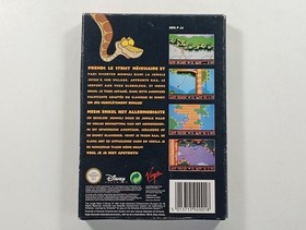 LE LIVRE DE LA JUNGLE (JUNGLE BOOK) NINTENDO NES PAL-B FRA (WITHOUT HOLD - GOOD