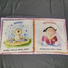 Calendar Babies Joy Allen Soft Cloth Baby Book Panel, Months Jan-Dec Multicolor — photo 6